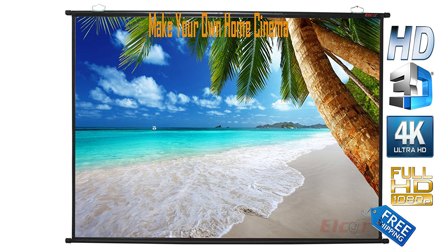 Elcor Pro Map Type Projector Screen