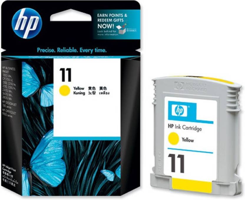 HP 11 Ink C4838A Single Color Ink (Yellow)