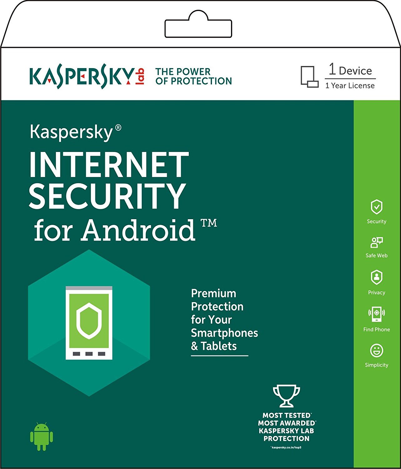 Kaspersky Internet Security for Android 2018