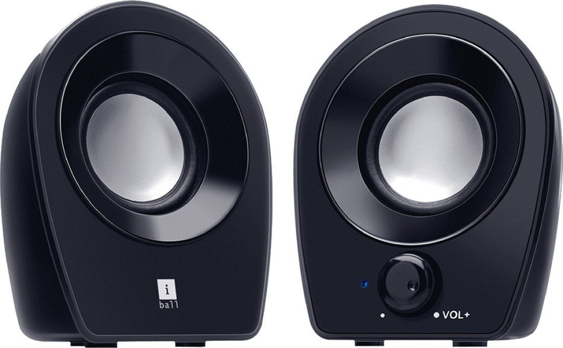 iBall Soundwave 2 2.0 Channel Multimedia Speakers (Black)