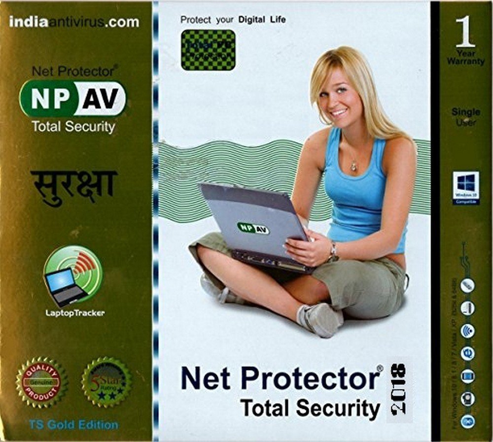 Net Protector Total Security 2018 - 1 PC, 1 Year (CD)