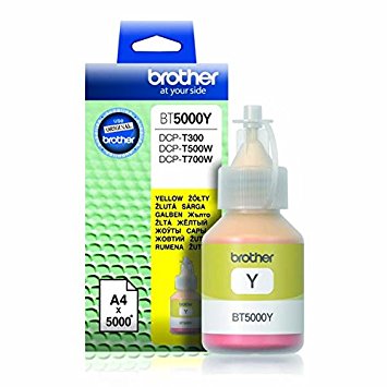 Brother BT5000Y Genuine Ink Bottle Yellow colour