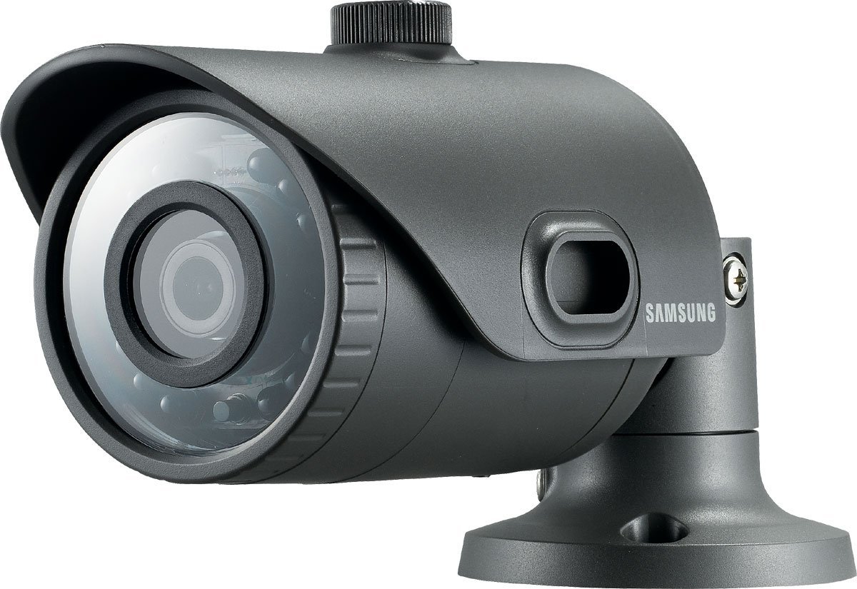 Samsung SNO-L6013R IP CCTV Bullet Camera (Black)