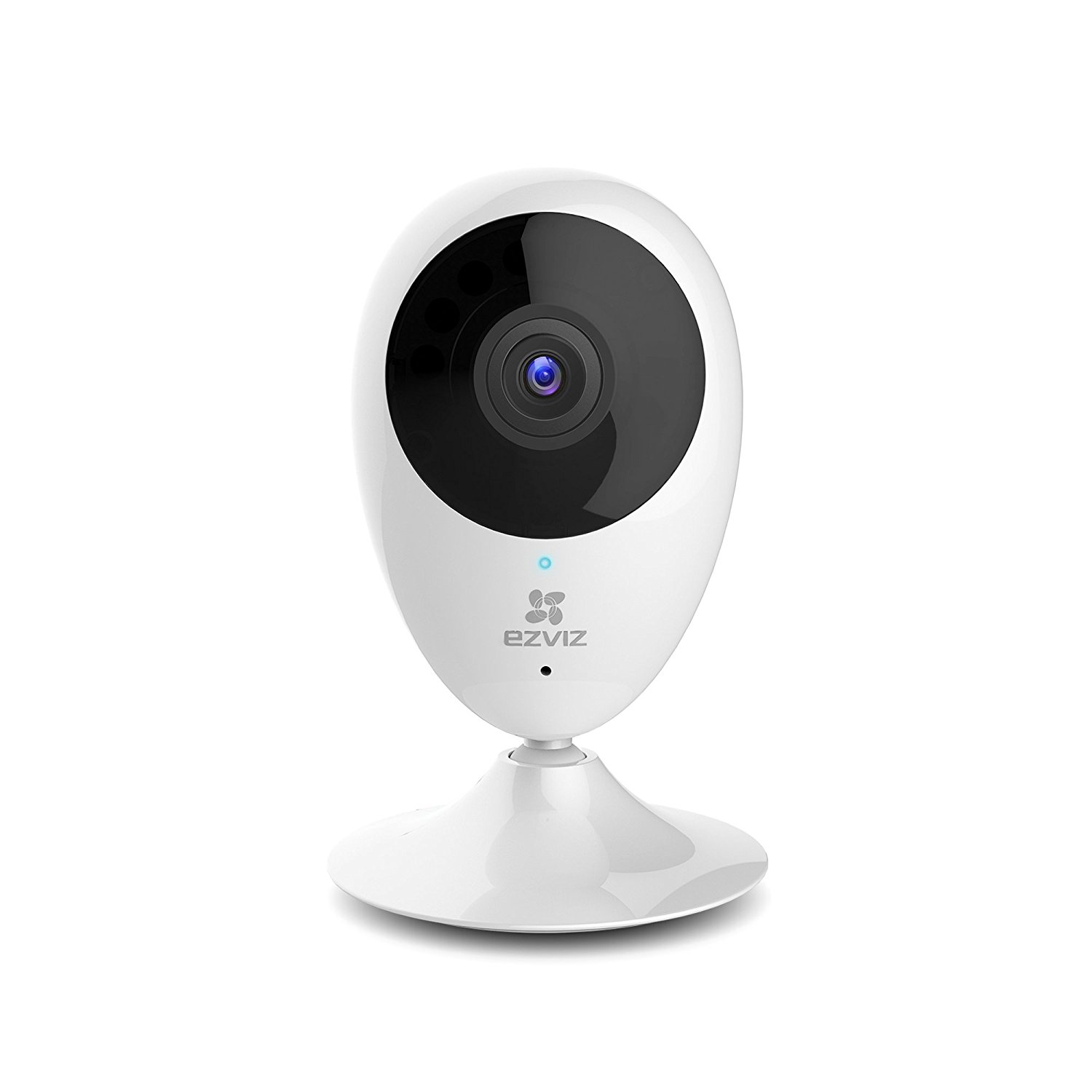 EZVIZ C2C HD Wi-Fi Home Indoor Video Monitoring Security Camera powered by Hikvision with motion detection, Works Day/Night, upto 16 feet IR support, Mobile live streaming, support upto 128GB SD card.