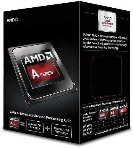 AMD A6-6400K Richland 4.1GHz Socket FM2 65W Dual-Core Desktop Processor AMD Radeon HD AD640KOKHLBOX