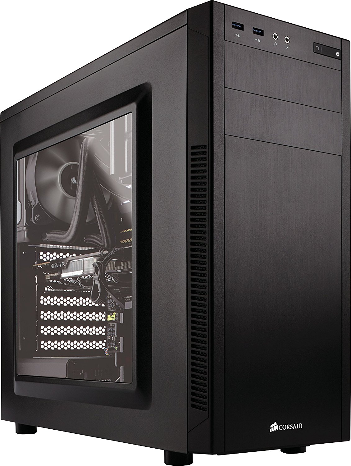 Corsair Carbide Series 100R CC-9011075-WW Black Steel ATX Mid Tower Computer Case ATX (not included) Power Supply