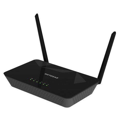 Netgear D1500 N300 WiFi DSL Built-in ADSL2+ Modem Router (Black)