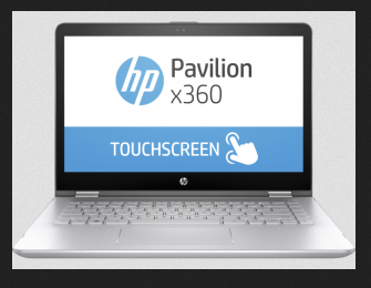 HP Pavilion x360 14 Inch HD touchscreen 2-in-1 laptop , Intel Core i3-7100U 2.4 GHz, 8GB RAM, 500GB HDD, 802.11ac, Bluetooth, USB-C, HDMI, HP Active Stylus Pen included, Windows 10