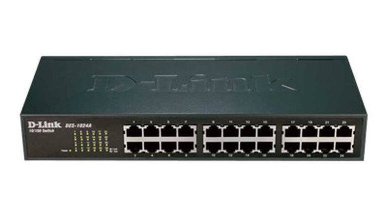 D-Link DES-1024C 24-Port 10/100Mbps Unmanaged Ethernet Switch
