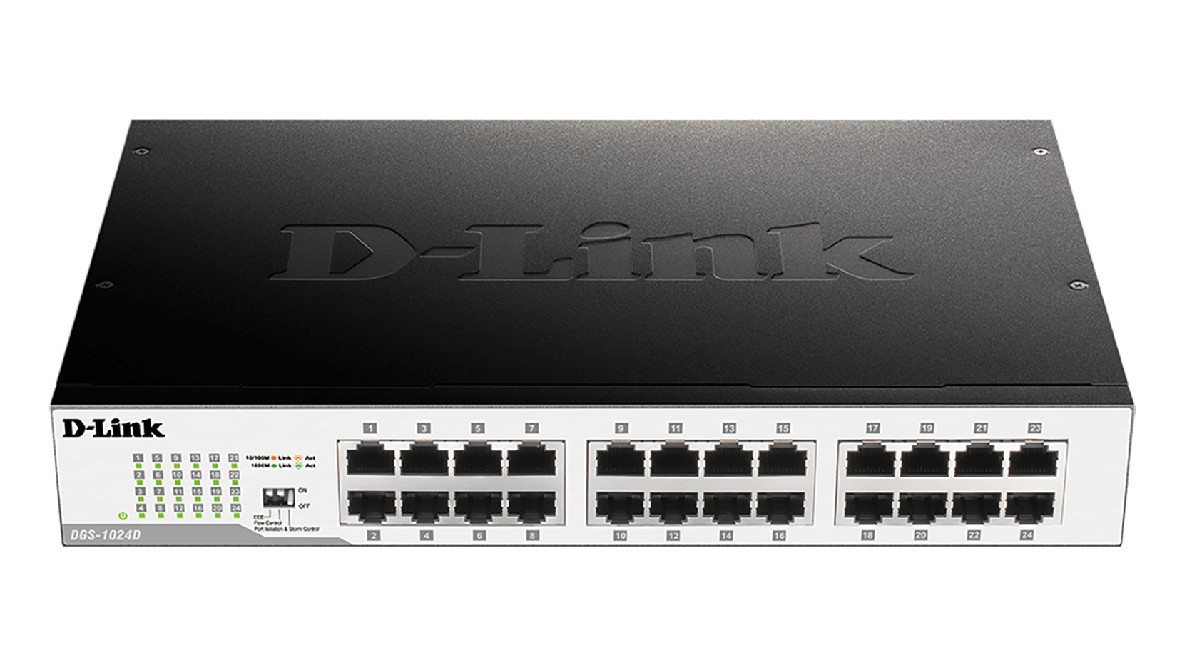 D-Link DGS-1024D 24-Port Gigabit Unmanaged Desktop/Rackmount Switch