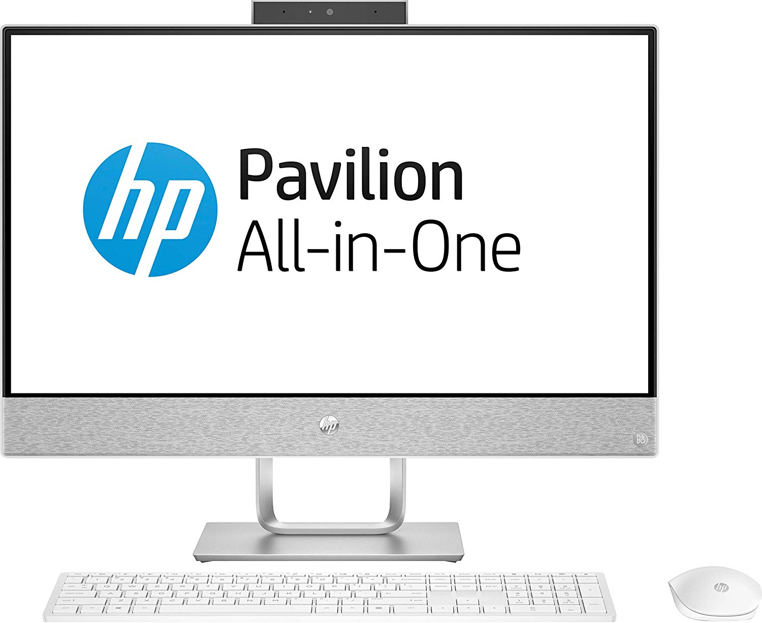 HP Pavilion 24-QA157 23.8-inch All-in-One Desktop (8th Gen Intel Core i5-8400T/8GB/1TB/Windows 10 Home/2GB DDR5GB Graphics), Blizzard White