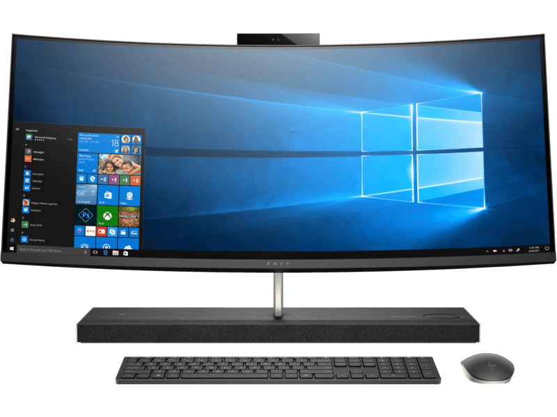 HP ENVY Curved All-in-One - 34-b152in i5+ 8400 Hexa Core	8TH	16GB	1 TB + 512 GB SSD 	WIN10 HOME	Wireless	Nvidia GTX 4 GB DDR5 1050 GFX  3 YEAR   Warranty