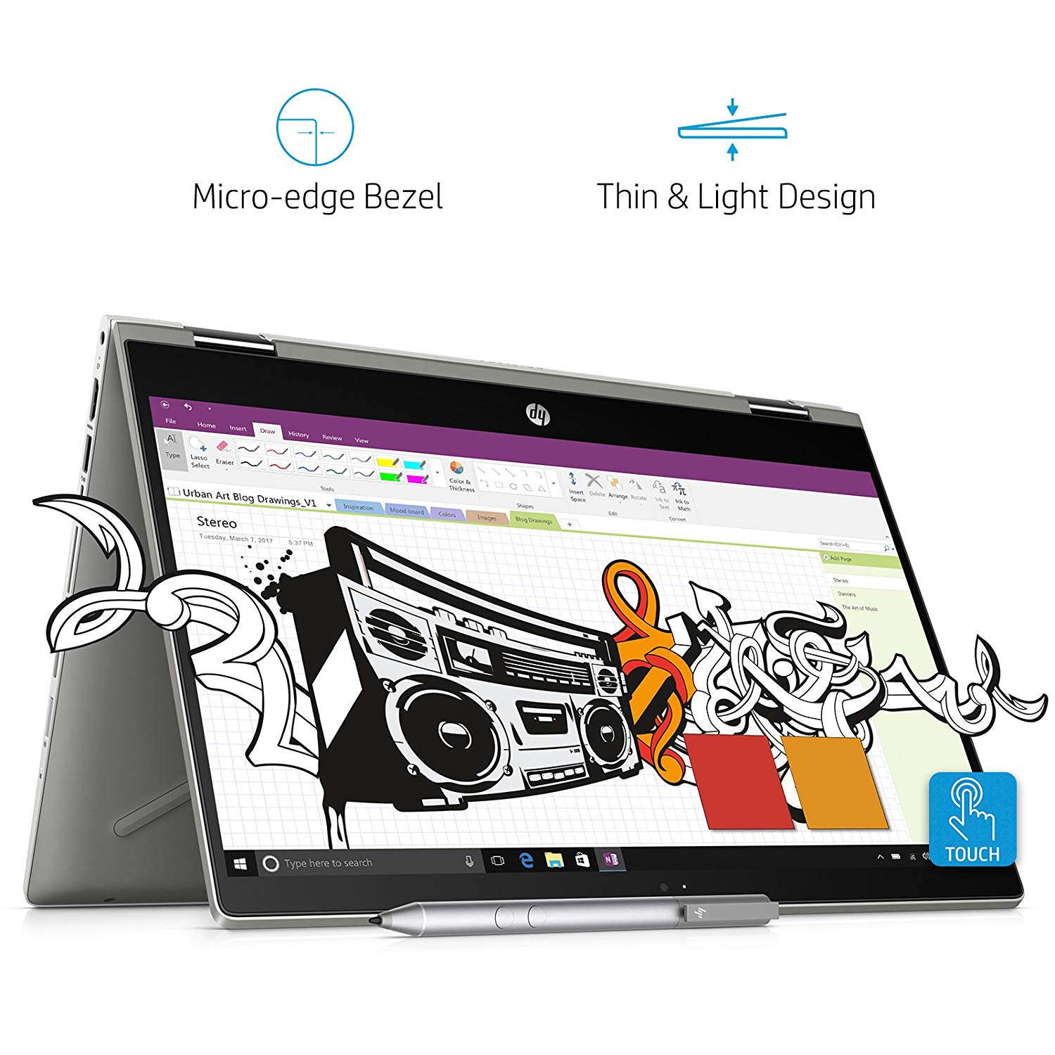 HP Pavilion x360 Intel Core i7 8th Gen 14-inch Touchscreen 2-in-1 FHD Thin and Light Laptop (12GB/512GB SSD/Windows 10 Home/MS Office/4GB Graphics/Mineral Silver/1.59 kg), cd0056TX