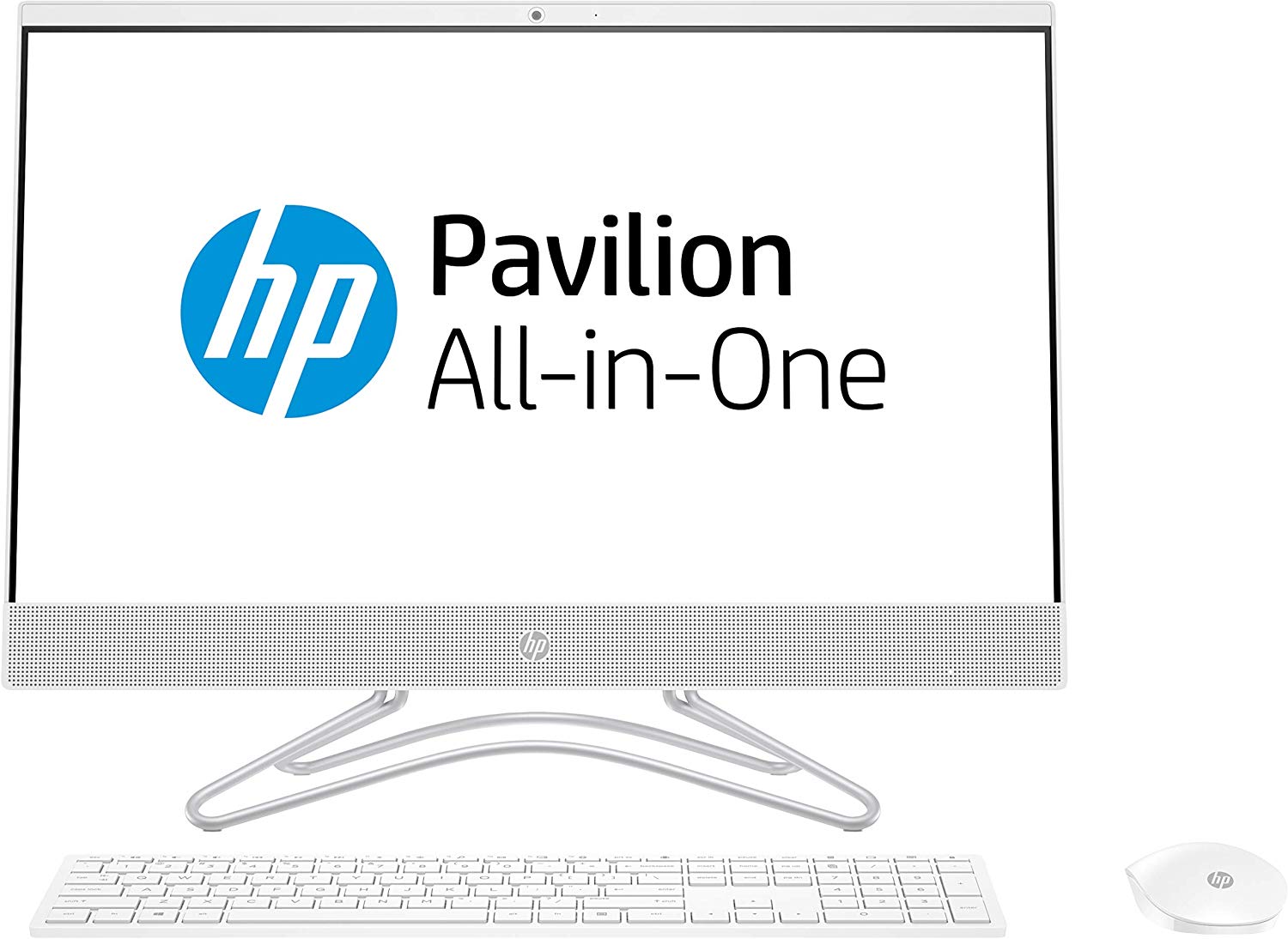 HP 24-f0043in 23.8-inch All-in-One Desktop (8th Gen Intel Core i5-8400T/4GB/1TB/Windows 10 Home/2GB DDR5GB Graphics), Snow White