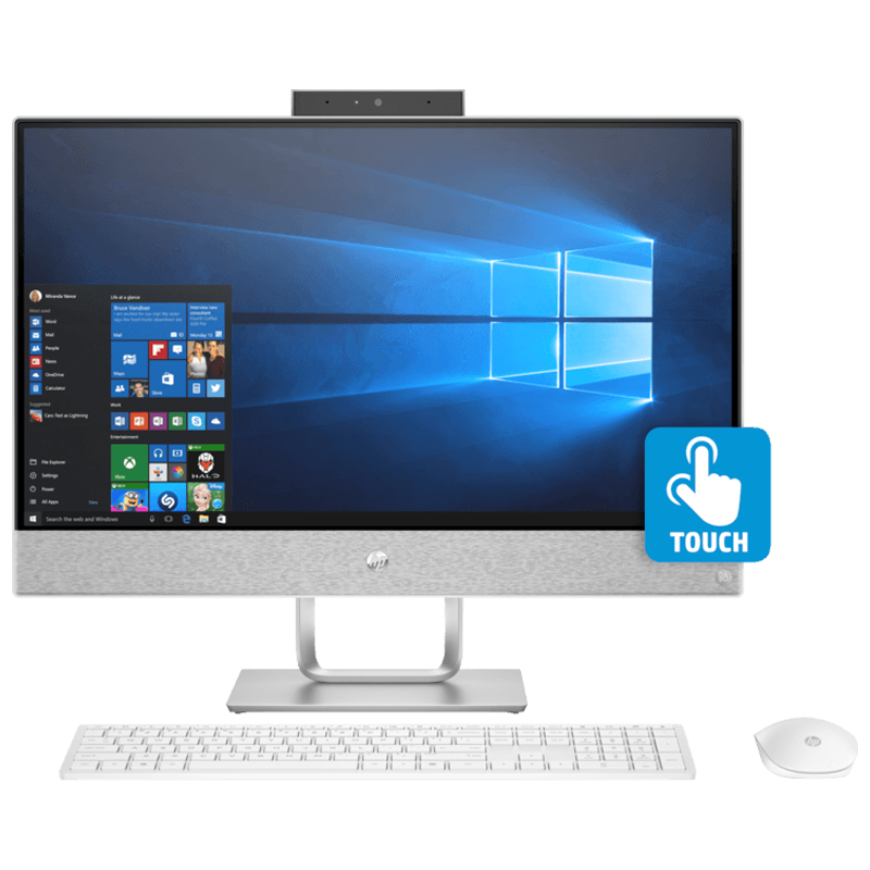 HP PAVILION ALL-IN-ONE-24-QA158IN CORE I5 8TH GEN WINDOWS 10 DESKTOP (8 GB, 1 TB HDD, 2 GB GRAPHICS, 60.96 CM, WHITE)