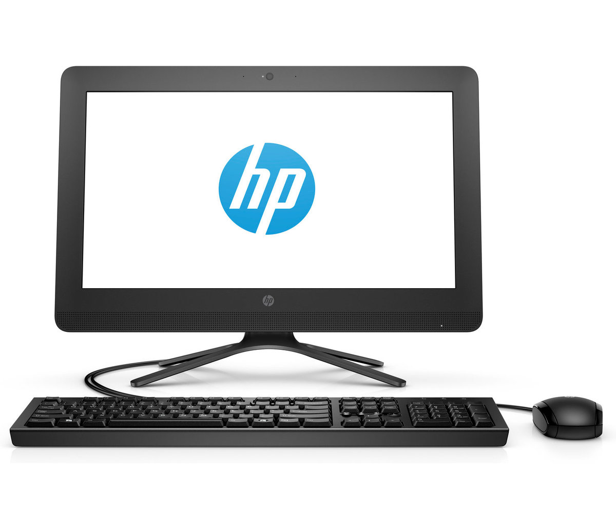 HP 20-C418il 19.45-inch All-in-One Desktop (Intel Pentium Silver J5005/4GB/1TB/DOS/Integrated Graphics), Jack Black