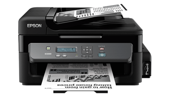 Epson M200	1440*720dpi,  PRINT. SCAN, COPY ,ADF ,NETWORK, 34ppm , 140 ml ink black bottle