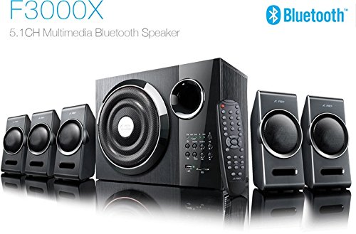 F&D 3000X 5.1 Channel Multimedia Speakers (Black)