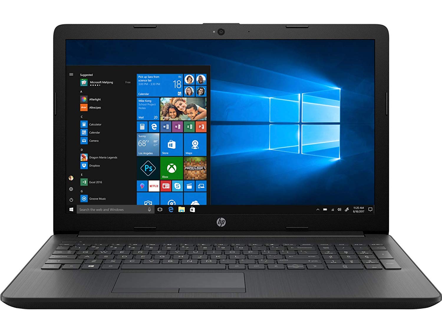 HP Laptop  15-DY0004AU/AMD Ryzen 3 2200U/4 GB /1 TB /Radeon Vega Graphics/WIN10/ Island Kbd with N’Pad/ 15.6"" HD/ SB