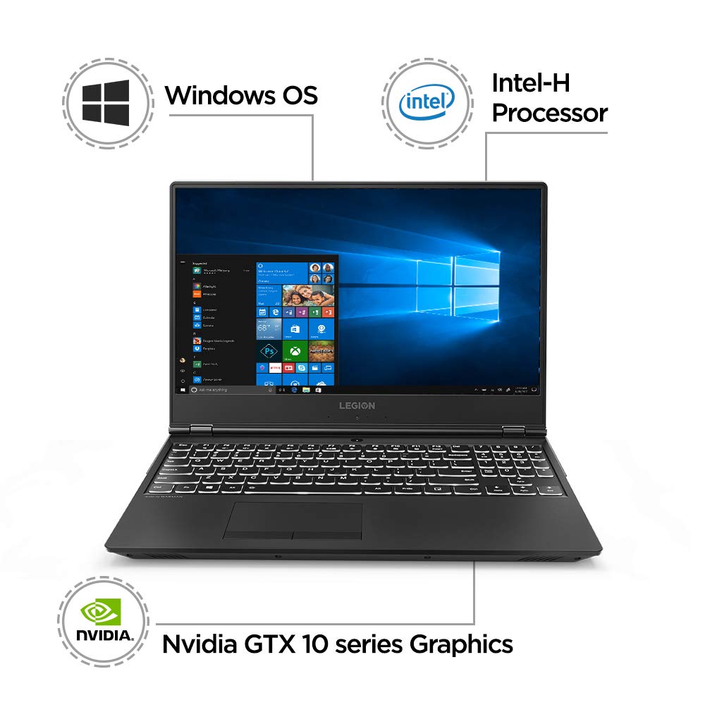 Lenovo Legion Y530 Intel Core I5 8th Gen 15.6 - inch Gaming FHD Laptop (8GB/ 1TB HDD +128GB SSD/ Windows 10 Home/ 4GB Graphics/ Black), 81FV00JKIN