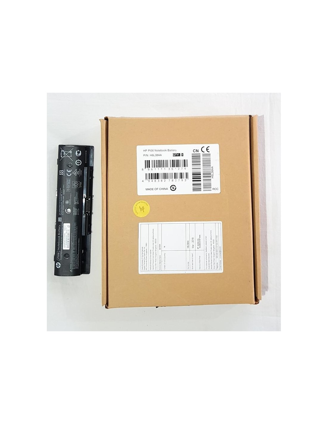 HP Original Laptop Battery P106 P109 710416-001 710417-001 for HP Envy,Envy TouchSmart,Pavilion,Pavilion TouchSmart 14 15 17 Series Laptop Battery HSTNN-LB4N HSTNN-LB4N-Lb40 HSTNN-Yb4N HSTNN-YB40-12 Months  Warranty