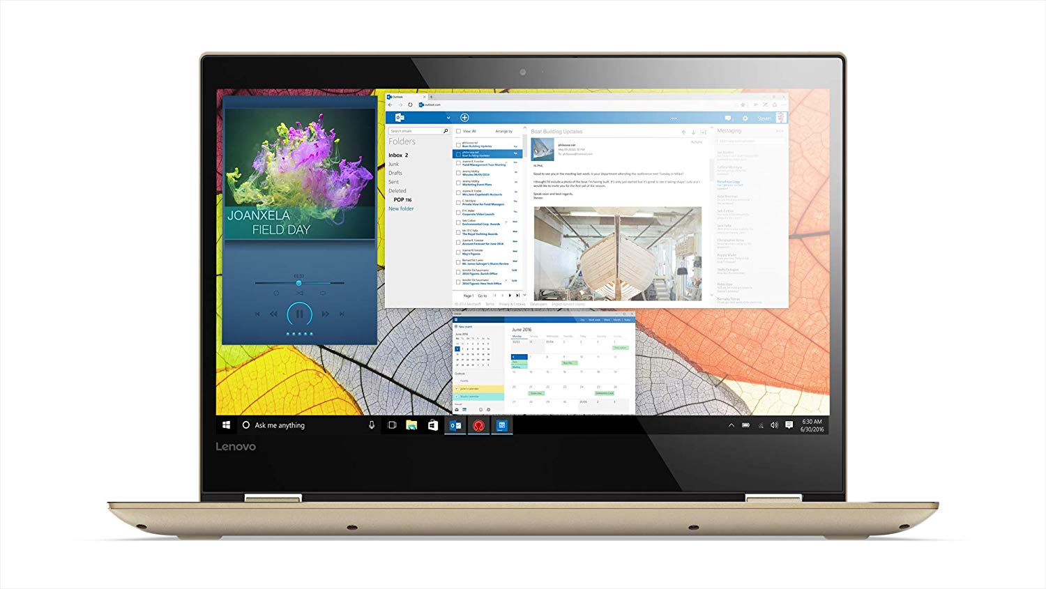 Lenovo Yoga 520 Intel Core i3 8th Gen 14-inch Full HD 2-in-1 Touchscreen Laptop (4GB RAM/1TB HDD/Windows 10 Home/MS Office H&S 2016/ Gold Metallic /1.7kg), 81C800N6IN