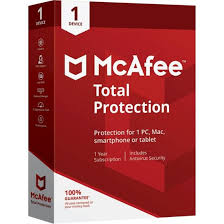 McAfee Total Protection 1 PC 1 Year