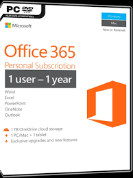 Microsoft Office 365 Personal 1 User 1 Year