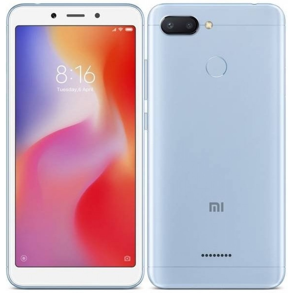 Mi Redmi 6 (Blue, 3GB RAM, 64GB Storage)  12MP+5MP dual rear camera  | 5MP front facing camera  (5.45-inch) multi-touch