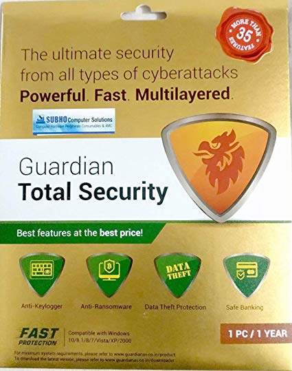 Guardian Total Security 1 PC 1 Year