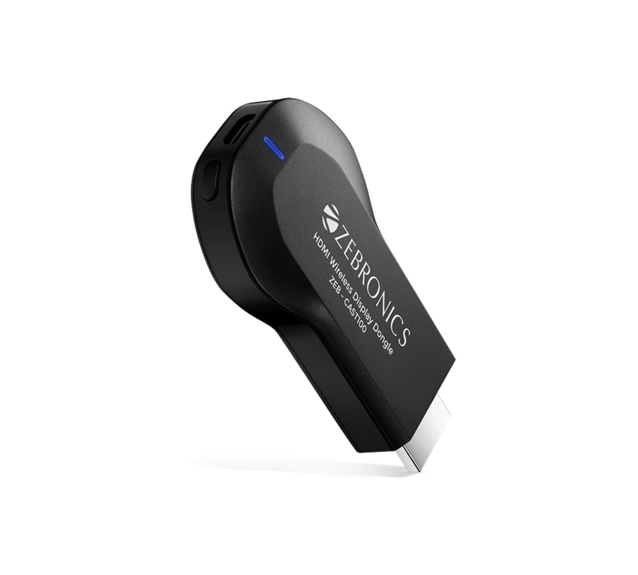 ZEBRONICS ZEB-CAST100Support Smartphone, Tablet, PC WIRELESS HDMI DONGLE