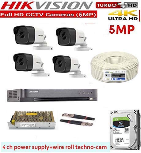 Hikvision Brand New 5 Mega Pixel HD CCTV Camera Kit