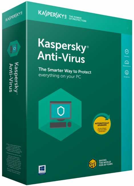 Kaspersky Antivirus 3 PC 1 Year