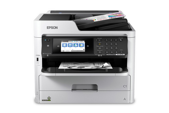 Epson Mono Ink Tank Printer WF-M5799 Mono A4 size Wireless | Print | Copy | Scan | Fax, Ethernet , Duplex | PCL1/PS , DADF 50-page, 40k