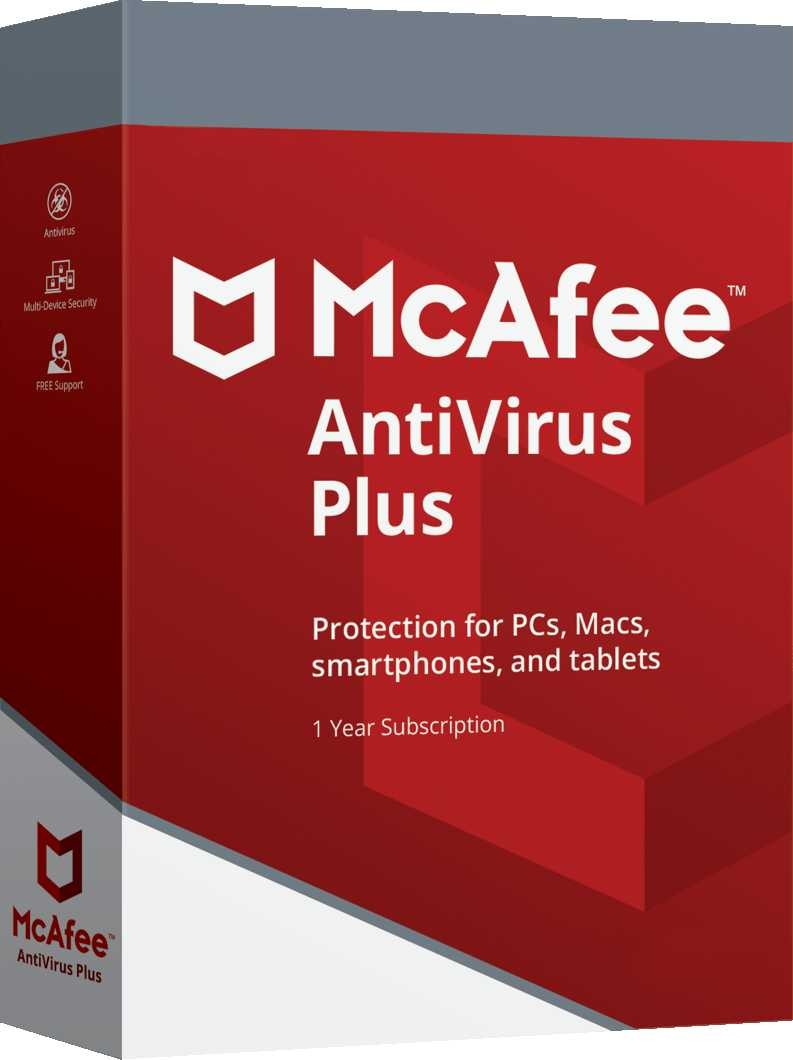 McAfee Antivirus 1 PC 1 Year