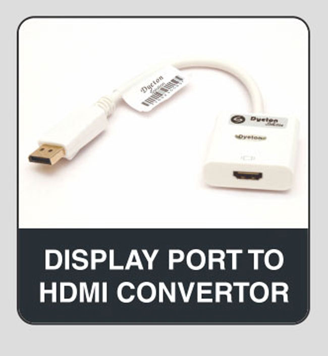 DYETON Display port to HDMI converter