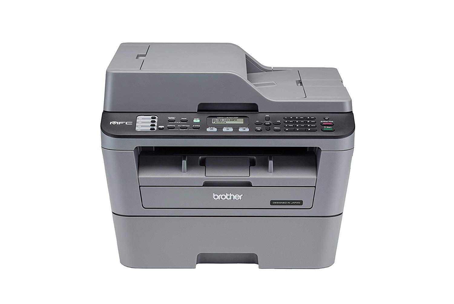 Brother Monocrom Laser Multi-Function Printer MFC-L2701DW Print, Scan, Copy, Fax, 30 PPM, 32 MB Memory, 35 Sheet ADF with Duplex, Wi-Fi & Wired Network, 35 sheet ADF