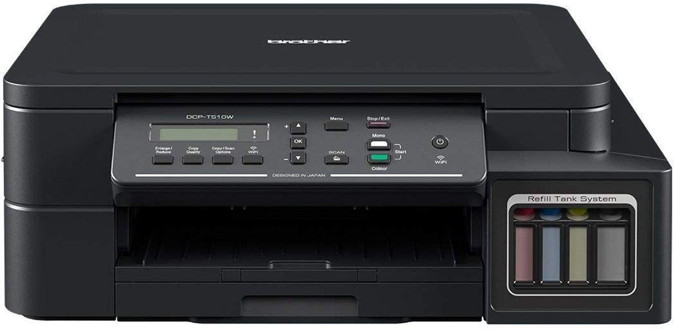 Brother Ink Tank Multi-Function Printer DCP-T510W Print, Copy, Scan, Wi-fi Direct with Display