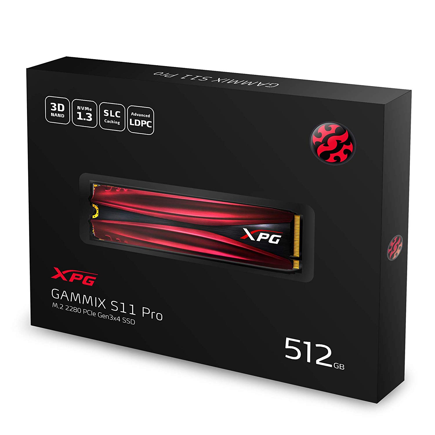 ADATA XPG GAMMIX S11 Pro 512GB PCIe M.2 2280 Gaming SSD