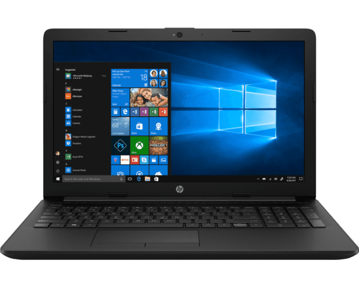 HP Laptop 15-DA1074TX/ 8th Gen i5-8265U / 8 GB /1 TB /2 GB Nvidia MX110 DDR5 /10 MSO H & S 2019 /Backlit KBD with N’Pad/  15.6" FHD/JB