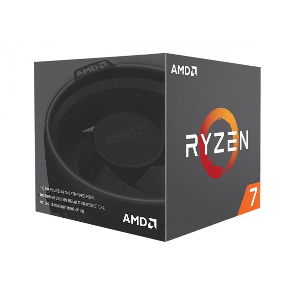 AMD RYZEN 7 2700 2ND GENERATION DESKTOP PROCESSOR WITH WRAITH SPIRE COOLING SOLUTION RGB LED - (8 CORE, UP TO 4.1 GHZ, AM4 SOCKET, 20MB CACHE)