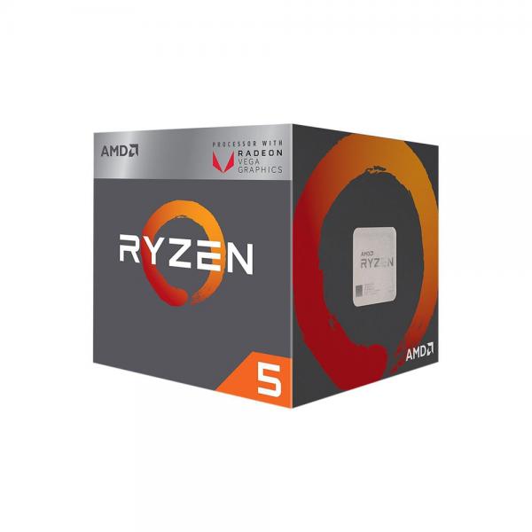 AMD RYZEN 5 2400G APU SERIES DESKTOP PROCESSOR - (RADEON VEGA 11 GRAPHICS, 4 CORE, UP TO 3.9 GHZ, AM4 SOCKET, 6MB CACHE)