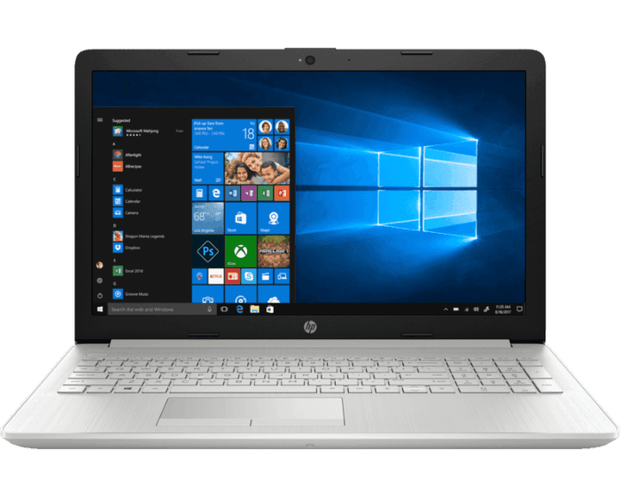 Laptop HP 15S-D0388TU/7th Gen i3-7020U/8 GB/1 TB/Intel HD Graphics 520/W10 MSO H & S 2019/Island KBD with N’Pad/15.6" FHD/ NS