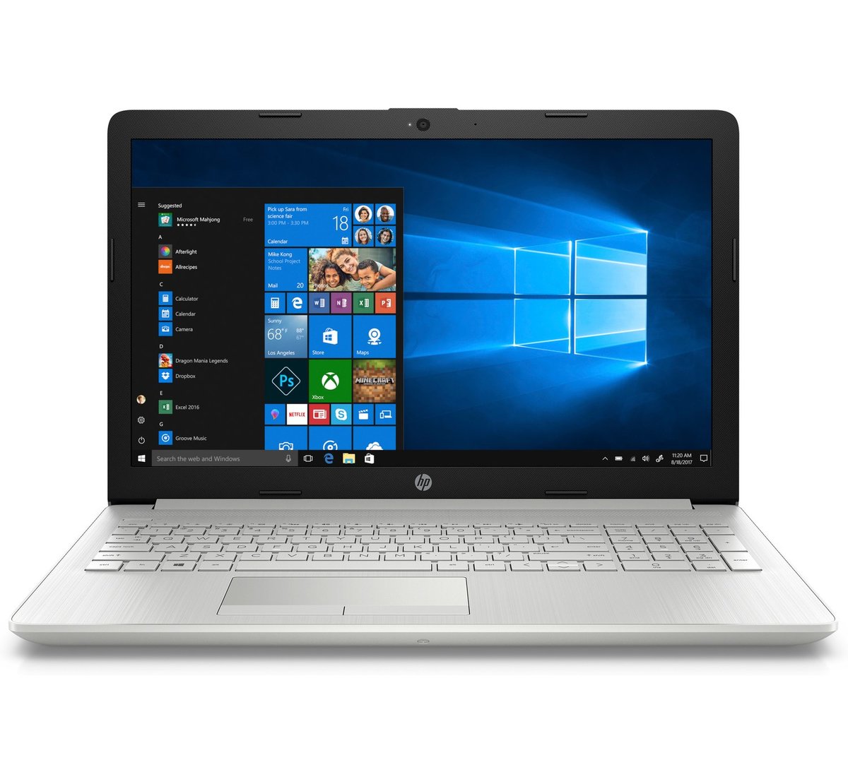 HP Laptop  15-DB0239AU/AMD Ryzen 3 2200U/4 GB/1TB+256GB SSD/Radeon Vega Graphics/W10 MSO H & S 2019/Island Kbd with N’Pad 15.6" FHD/ NS