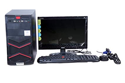 Assembled Desktop - Intel Core 2 Duo 2.93 Ghz /4GB DDR3 RAM /500 GB SATA HDD/G41 Intel Chipset Motherboard/ATX Cabinet/ 18.5" LG Led Monitor/ Keyboard & Mouse1 Year Warranty