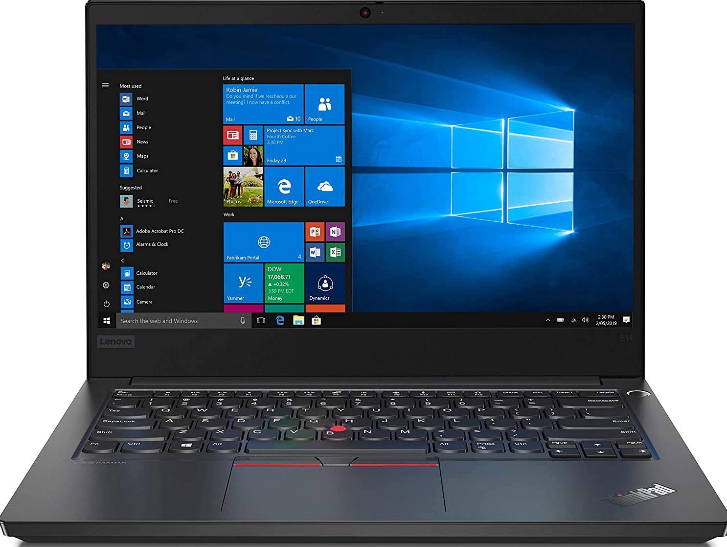 Lenovo ThinkPad E14 Intel Core i3 10th Gen 14-inch Full HD Laptop 4GB RAM/ 1TB HDD/ Windows 10 Home/ Black/ 1.69 kg/ 1 Year Warranty
